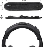 Adhiper Universal Headphone Headband Cover for Sony Beats Bose Soundcore HyperX ATH Skullcandy JBL Jabra, Headband Cover Cushion Protector for Sony XM4, XM5 & Beats Studio Pro/Solo4 Headphones - Black