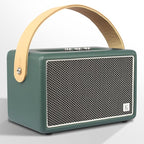 Vintage Bluetooth Speaker, KONEX 40W Leather Portable Wireless Speaker, Bluetooth 4.2 Heavy Bass Music Player, 20H Long Playtime, Outdoor Speaker for Home, Office, Party, Gift for Friend