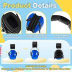 Amylove 12 Pcs Kids Ear Protection Noise Cancelling Headphones Ear Muffs Bulk 27db Adult Noise Reduction Hearing Earmuff(Universal Fit (kids & Adults),Fresh Style,Bright Color)