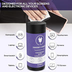 Screen Cleaner Wipes: Electronic Wipes for Screens - Computer Screen Wipes for Lens, Phone, Tv Screen and Monitor Cleaning - Tech Wipes & Microfiber Cloth (Canister, 200 Count)