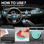 TOPGO Socket Car Mount for Phone Holder Cute Bear Style Silicone Grip Stand with Phone line Clasp for Collapsible Socket User Used on Dashboard, Home, Office, Kitchen, Desk, Wall (Color) 3 Pack