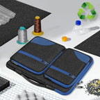 Hseok Ultra-Slim Laptop Case 17 17.3 inches Sleeve Protective PC Briefcase for Commuting and Business Trip，Blue