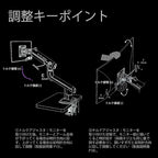 Gaming Monitor Arm for Flat/Ultrawide/Curved Monitors 32 to 60 inch, Heavy Duty Monitor Stand Load up to 20 kg, VESA 75/100 mm Mount (Grey Black)