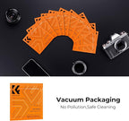 K&F CONCEPT 15-in-1 Camera Lens Cleaning Kit with Camera Blower, Glasses Wipes*10, Cleaning Liquid, Microfiber Cleaning Cloth*2, Lens Cleaning Pen for DSLR Camera Lens Filter Cell Phones