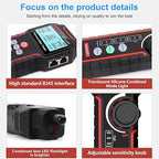 NOYAFA NF-8209S Network Cable Tester for CAT5, CAT6, LAN/Ethernet with PoE and NCV, LCD Anti-Interference scan Mode Wire Tracer Lithium Battery Charge
