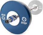 Lock-Jaw HEX 50mm / 2" Olympic Barbell Collar (Blue)
