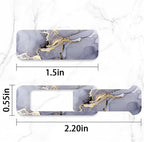 Webcam Cover, 3 Pieces, Laptop Camera Cover, Privacy Shielding Capacity is Twice as Big as The Traditional, Suitable for Computer Mobile Phones, laptops, Tablets and so on (Grey Marble)