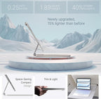 typecase Keyboard Case for iPad Pro 13-inch (M4) 2024,Magic Keyboard with 11 Colors Backlight for iPad Pro 13,Keyboard Case with Pencil Holder,Multi-Touch Trackpad, Easy-Set Magnetic Stand,(White)