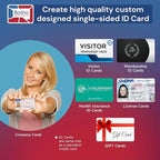 Bodno Magicard Pronto ID Card Printer & Complete Supplies Package ID Software - Bronze Edition