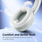 Upgrade Pro‑Level Hybrid Active Noise Cancelling Headphones with HD Sound, Wireless Bluetooth Headphones Over The Ear Unequaled Comfort, Vivid Deep Bass, for Home Office Travel Birthday Gift