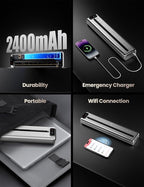 Phomemo Q302 Upgraded Portable Printers Wireless for Business, Ultra-Small Bluetooth Printer for Mobile Printing, 2400mAh Battery can Reverse Charging, 300dpi Inkless Printer Support 8.5X11 US Letter