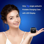 Wireless Bluetooth 5.4 Earbuds, Ear Buds LED Power Display Headphones 6D Stereo, Bluetooth Earbuds in-Ear Noise Cancelling Mic, 40H Playback Mini Case IP7 Waterproof Sports Earphones for Android iOS