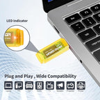 INLAND Micro Center Super Speed 128GB USB 3.0/USB3.1 Gen1 Flash Drive Gum Size Memory Stick Thumb Drive Data Storage Jump Drive