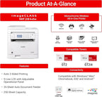 Canon imageCLASS MF284dw - Monochrome, Duplex, Wireless Laser Printer, Multifunction with Print, Copy, Scan, Auto Document Feeder, 1 Year Limited Warranty, 35 PPM, White