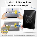 BELLEMOND Tempered Glass Screen Protector designed for iPad Pro 13" (M5, 2025/M4, 2024) - Anti Blue Light filter「EZ Guide」Alignment Kit for Flawless Installation, 10H Hardness - Designed in Japan