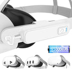 Battery Pack for Meta/Oculus Quest 3S/3/2,5000mAh Battery VR Charger, Extend 2-4 Hours Playtime, Lightweight Fast Charging VR Headset Safe Power Bank for Meta Quest 3S/3/2 Accessories