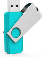 Aiibe 5pcs 2GB USB 2.0 Flash Drive Memory Stick Thumbdrives (Mixed Color : Black Red Cyan Green Purple)