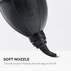 K&F CONCEPT Soft Tip Air Blower, Lens Blower for Digital, DSLR, SLR Cameras, Camera Lenses, Sensitive Electronics and Keyboards Telescope Filters, Rubber Bulb Air Pump Dust Blower