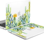 Batianda Premium Case for New MacBook Air 15 inch 2025 M4 2024 2023 with M3 M2 Chip Model A3241/A3114/A2941, Designed Protective Plastic Hardshell & Keyboard Cover & Screen Protector, Cactus