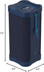 Skullcandy Terrain XL Wireless Bluetooth Speaker - IPX7 Waterproof Portable Speaker, 18 Hour Battery, Nylon Wrist Wrap, True Wireless Stereo (Navy)