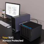 GOLDENMATE 1000VA/800W Lithium UPS Battery Backup and Surge Protector, Sinewave UPS System with LiFePO4 Battery(230.4 Wh), 2025 Upgraded Pro Ver. with Communication Port, 8 Outlets, LCD Display, Gray