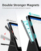 Metapen Stylus Pen M2 for Surface (Premium, 4096 Finest Control, Eraser End) - Compatible with Surface Pro 7//8/9/X//10/11/Book 3/Laptop 4/Studio 2, ASUS VivoBook Flip 14, for Creators,Students,Doers