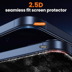 UniqueMe for iPhone 15 Pro Privacy Screen Protector, [Military Grade Shatterproof & 9H+ Hardness] Screen Protector 15 Pro Tempered Glass Full Coverage Protection, Easy to install, 2 Packs