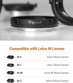 Thypoch M-L Lens Mount Adapter Auto-Lock, Compatible with Leica M Lens to Leica L Mount Camera SL SL2 SL2-S SL3, Panasonic Camera S1 S1II S1IIE S1R S1RII S1H S5 S5D S5II S5IIX S9 BS1H