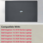 Replacement LCD Back Cover Rear Top Case Lid for DELL Inspiron 15 3510 3511 3515 3520 3525 Series Laptop,New Dell inspiron 15 3510 3511 3515 LCD Back Cover,00WPN8 0WPN8 AP3LE000901,Black