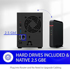 BUFFALO LinkStation SoHo 720 2-Bay Professional Office NAS 8TB (2x4TB) with Hard Drives Included