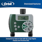 Orbit 58910 2-Outlet Programmable Digital Hose Watering Timer