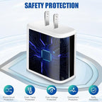45W USB C Charger for Samsung Charger Fast Charging,Super Fast Android Phone Charger,2Pack Type C Chargers Block Long 10FT Type C Charging Cable for SamsungGalaxy S25 Ultra/S25/S24+/S23/S22+/S21/S20
