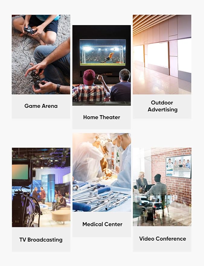 Highwings Long 8K Fiber Optic HDMI Cable 65FT, Unidirectional 2.1 48Gbps High-Speed Slim HDMI 8K60Hz 4K120Hz HDR/eARC Compatible for PS6 and DVD
