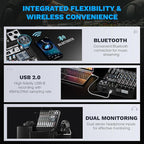 Professional 6-Channel Audio Mixer, Phenyx Pro DJ Sound Mixer Board w/Flexible AUX, BUS, SUB Routing, 16 DSP, BT Streaming & USB-B PC Recording, Mixing Console for Stage, Home Studio (PTL-600)