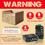 40pcs Throncom Industrial Gigabit 3 Ports Ethernet Fiber Switch Sold by Case Factory price large-scale with 100/1000M Adaptive SFP Slot,redundant power input,Solar Power/VoIP 12-48V DC LNK-IMC103G-SFP