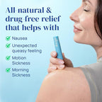 Nausea Relief Inhaler - Take Control of Motion Sickness, Morning Sickness, Medication, Stress - Fast, Natural, Drug-Free, Non-Drowsy & Portable Travel Essential - Pack of 4 Inhalers
