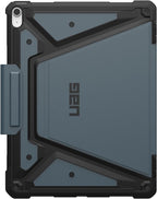 URBAN ARMOR GEAR UAG Designed for iPad Air 13" Case (1st/2nd Gen 2024-2025) M3 A3268 A3269 - Rugged Multi-Angle Viewing Folio Cover with Pencil Holder & Adjustable Stand, Metropolis SE Cloud Blue