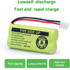 BT18433 BT28433 2.4v 500mAh Ni-Mh Phone Battery Rechargeable Compatible with AT&T Vtech BT-8300 BATT-6010 BT184342 BT284342 BT1011 BT1018 BT1022 BT1031 89-1326-00-00 CPH-515D(8 Pack)