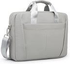 13-14 Inch Laptop Shoulder Bag Business Briefcase Water Resistant Computer Messenger Bags Compatible with MacBook Pro 14, MacBook Air 13 M4, HP, Dell, ASUS Notebook, Grey