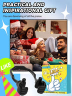 Thumbs Up Lazy Cell Phone Stand: Back to School Supplies Gifts for Teens Boys Girls Kids Men Women Phone Holder for Desk Funny Gadgets Ideas Who Have Everything Gifts for Christmas Stocking Stuffers