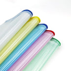 AUSTARK 20 Pcs Zipper File Bags, Plastic Mesh Pouch, Board Game Storage, Waterproof for Office School (A3 Size 16.9''x12'', Multicolored)