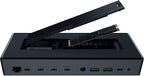 Razer Thunderbolt 5 Dock Chroma: 10 Ports w/M.2 Storage Slot - Triple 4K Displays at 144 Hz or Single 8K at 60 Hz - Thunderbolt Share Enabled - 140W Power Delivery - Connect 3 TB5 Devices - Black