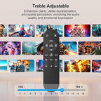 Hiwill 2.1CH Dolby Atmos Soundbar with Subwoofer, 200W Peak Power, Home Theater Sound Bar for Smart TV, Adjustable Treble and Bass, Clear Dialogue, HDMI eARC/ARC/Opt/BT/AUX, HiElite A21