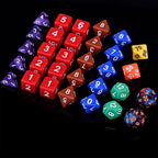 Extended RPG Dice Set 15 x 31 Polyhedral Dice (465pcs) for DND Tabletop Role-Playing Games (15 Colors - Classic)
