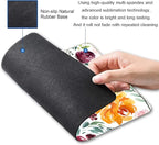Mouse Pad, Premium-Textured Mouse Mat, Non-Slip Rubber Base Mousepad for Laptop, Computer & PC,9.5×7.9 in,Watercolor Peony Flower