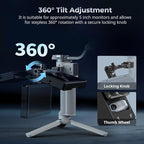 SmallRig Adjustable Camera Monitor Mount with Quick Release NATO Clamp, Cold Shoe Mount, Anti-Twist Design for DJI RS 4 Mini/RS 2 / RSC 2 / RS 3 / RS 3 Pro/RS 3 Mini - 5337