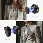Wireless Lavalier Microphone for iPhone/Android with Lightning/USB C(2 TX+2 RX+Charging Case), Mini Microphone with Noise Cancellation, 35H Battery, Clip on Lapel Mic for Video Recording Vlog
