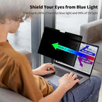 Privacy Screen for MacBook Air 13.6 & 13 Inch (2022-2025, M2, M3, M4), Anti-Spy Removable Laptop Privacy Filter Shield for Mac 13'' Model A2681 A3113 A3240