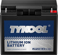 TYKOOL 12180-G LiFePO4 Powersports Battery, 360CCA,8Ah,Built in BMS,Compatible with generator battery
