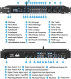 KT900DSP Feedback Suppressor Preamp Preamplifier Karaoke Effector Digital Pre-stage Effector Anti-howling Audio Processor Echo USB MP3 Bluetooth Optical